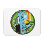 Magnet Flexible Découvrez le fabuleux logo costa rica (Horizontal)