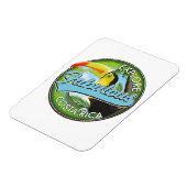 Magnet Flexible Découvrez le fabuleux logo costa rica (Côté Gauche)