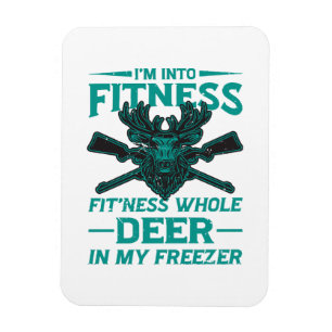 Magnet Flexible Deer In My Freezer - amateur de chasse