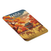 Magnet Flexible Deer in Nara Park Japan Travel (Côté Droit)