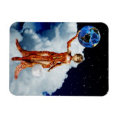 Magnet Flexible Déesse de l'aimant vinyle univers (Horizontal)