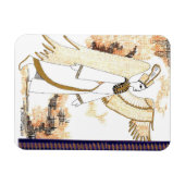 Magnet Flexible Déesse d'Egypte Réfrigérateur flexible esquissé (Horizontal)