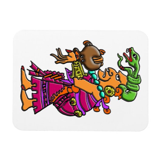 Magnet Flexible Déesse Maya Ix Chel (Horizontal)