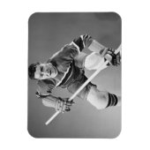 Magnet Flexible Défenseur du hockey (Vertical)