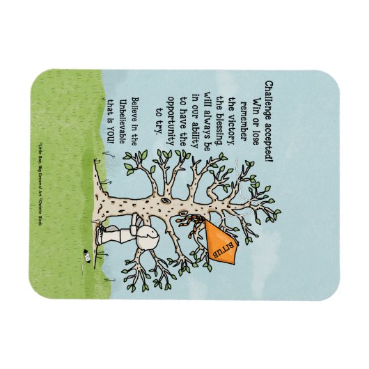 Magnet Flexible Défi accepté ! (Horizontal)