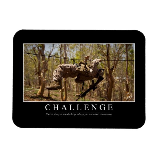 Magnet Flexible Défi : Citation Inspirationnelle 2 (Horizontal)