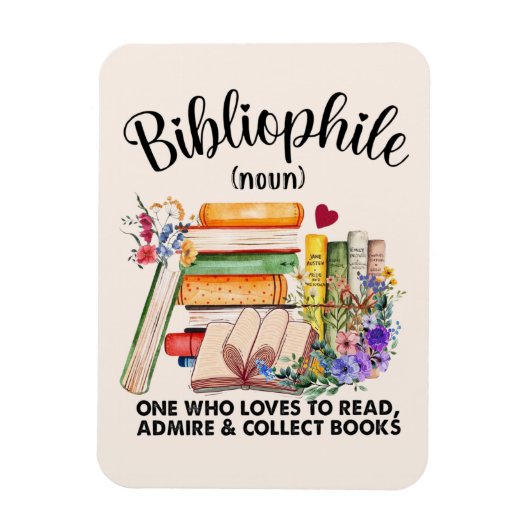 Magnet Flexible Définition bibliophile (Vertical)