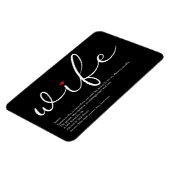 Magnet Flexible Définition de la meilleure femme du monde (Côté Gauche)