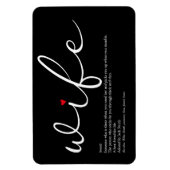 Magnet Flexible Définition de la meilleure femme du monde (Vertical)