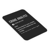 Magnet Flexible Définition de l'analyste du crime (Côté Droit)