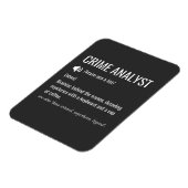 Magnet Flexible Définition de l'analyste du crime (Côté Gauche)