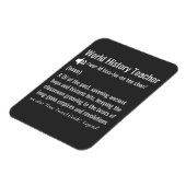 Magnet Flexible Définition de l'enseignant d'histoire mondiale (Côté Gauche)