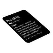 Magnet Flexible Définition de podologue (Côté Droit)