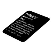 Magnet Flexible Définition de podologue (Côté Gauche)