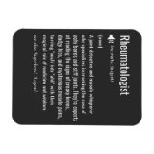 Magnet Flexible Définition de rhumatologue (Horizontal)