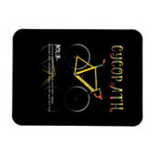 Magnet Flexible Définition Drôle Vélo Addict Cadeau pour (Horizontal)