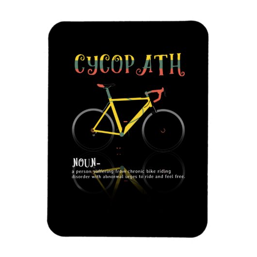 Magnet Flexible Définition Drôle Vélo Addict Cadeau pour (Vertical)