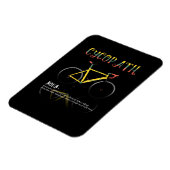 Magnet Flexible Définition Drôle Vélo Addict Cadeau pour (Côté Gauche)