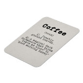 Magnet Flexible Définition du café Lover (Côté Gauche)