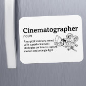 Magnet Flexible Définition du cinématographe - DP 3" x 4" Flex