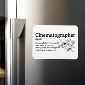 Magnet Flexible Définition du cinématographe - DP 3" x 4" Flex
