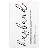 Magnet Flexible Définition du meilleur mari du monde (Vertical)