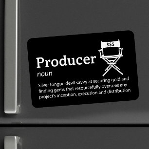 Magnet Flexible Définition du producteur - cinéaste 4" x 6" Flex
