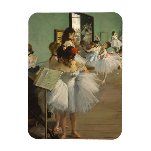 Magnet Flexible Degas Classe Danse Danseurs de ballet Ballerina Ar (Vertical)