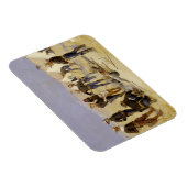 Magnet Flexible Déguster le boeuf de Noël dans un camp de cavaleri (Côté Droit)