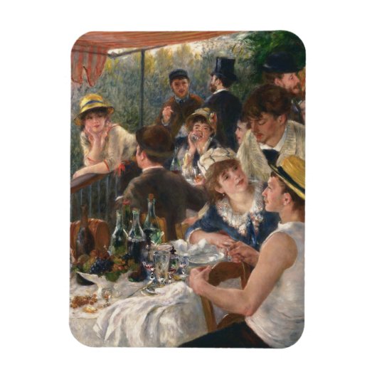 Magnet Flexible Déjeuner de la fête nautique - Auguste Renoir (Vertical)