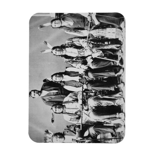 Magnet Flexible Délégation des chefs sioux, dirigée par Red Cloud (Vertical)