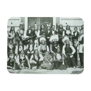 Magnet Flexible Délégation indienne des chefs de Sioux à