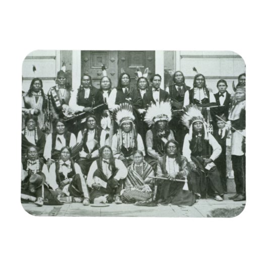 Magnet Flexible Délégation indienne des dirigeants sioux à Washing (Horizontal)