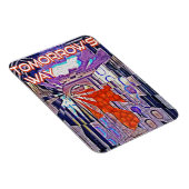 Magnet Flexible Demain's Way Aujourd'hui Retro Future Art (Côté Droit)