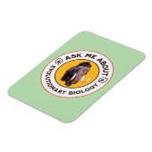 Magnet Flexible Demandez-moi à propos de la biologie évolutionnair (Côté Gauche)