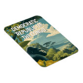 Magnet Flexible Democratic Republic of the Congo Illustration (Côté Droit)