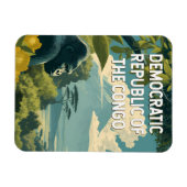 Magnet Flexible Democratic Republic of the Congo Illustration (Horizontal)