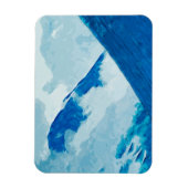 Magnet Flexible Denali dans les nuages Impressionnisme Abstrait (Vertical)