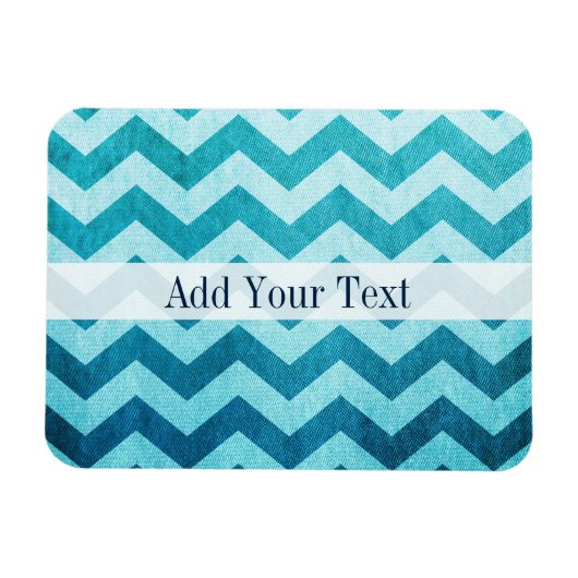 Magnet Flexible Denim Chevron par Shirley Taylor (Horizontal)