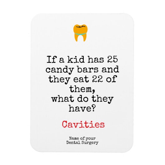 Magnet Flexible Dental Oral hygiene cavities custom (Vertical)