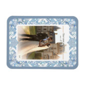 Magnet Flexible Dentelle en céramique bleu clair (Horizontal)