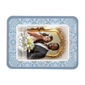 Magnet Flexible Dentelle en céramique bleu clair (Horizontal)