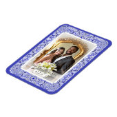 Magnet Flexible Dentelle en céramique Bleu de grèce (Côté Gauche)