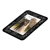 Magnet Flexible Dentelle en céramique Noir (Côté Gauche)