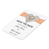 Magnet Flexible Dentelle orange Unicorne Enregistrer l'aimant de d (Côté Gauche)