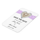 Magnet Flexible Dentelle violette Unicorne Enregistrer l'aimant de (Côté Gauche)