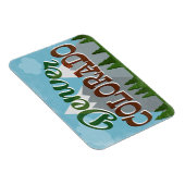 Magnet Flexible Denver Colorado Snowy Mountains (Côté Droit)