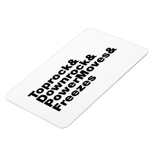 Magnet Flexible Déplacements de rupture (Breakdance) (Côté Gauche)