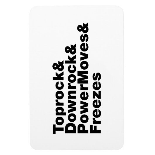 Magnet Flexible Déplacements de rupture (Breakdance) (Vertical)