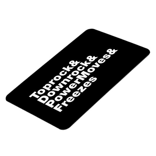 Magnet Flexible Déplacements de rupture (Breakdance) (Côté Gauche)